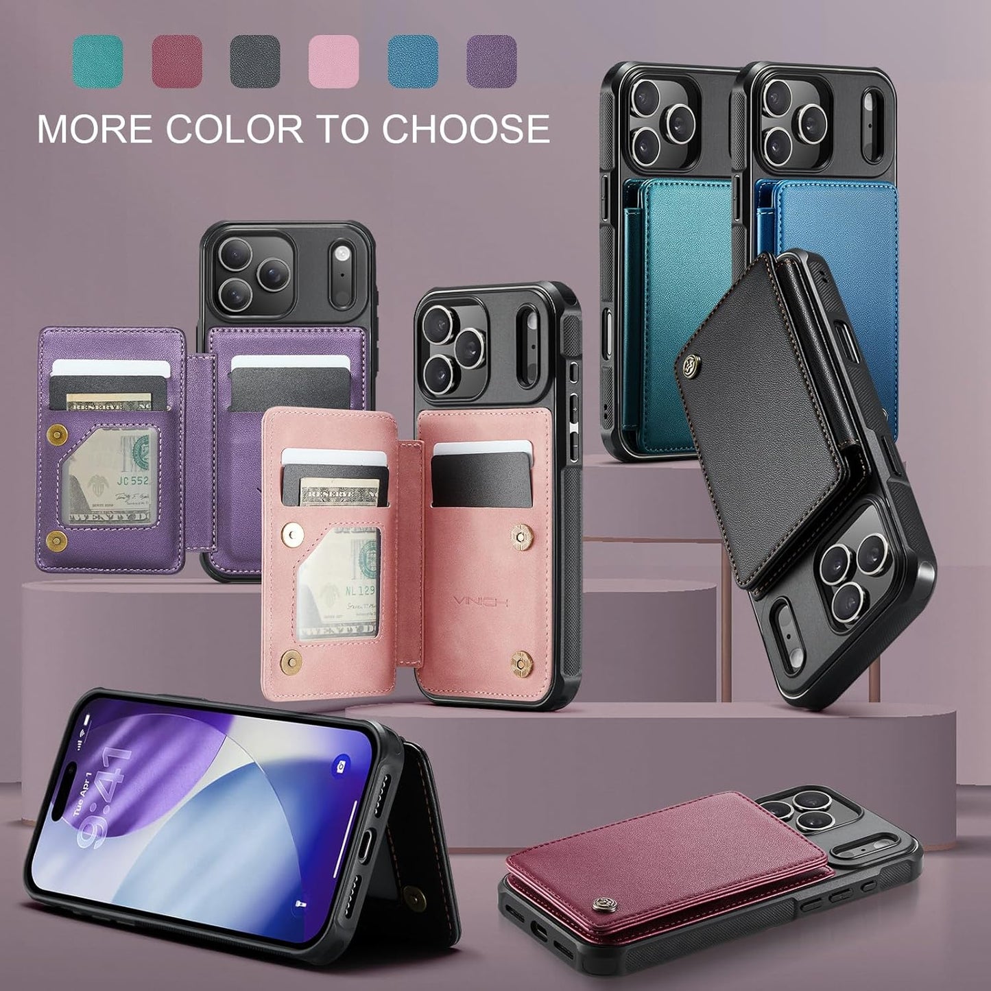 Sophisticated iPhone 17 Pro Wallet Case™