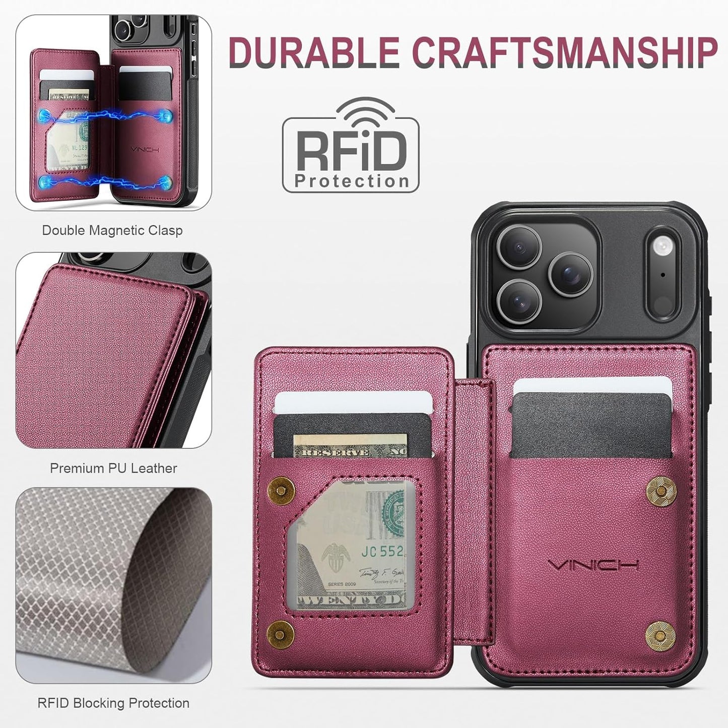 Sophisticated iPhone 17 Pro Wallet Case™