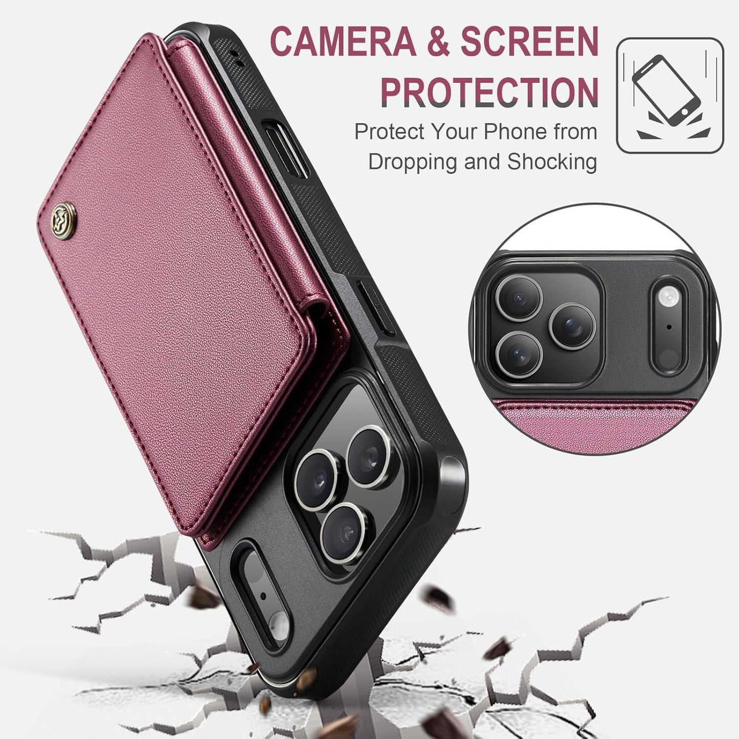 Sophisticated iPhone 17 Pro Wallet Case™